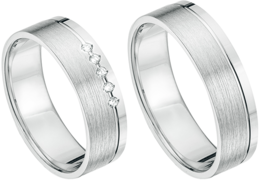 Sierlijke ring witgoud Sierlijke ring witgoud