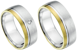 Bicolor Trouwringen Bicolor Trouwringen
