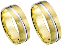 Bicolor Trouwringen Bicolor Trouwringen