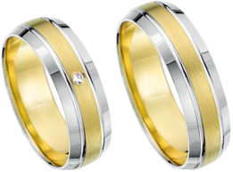 Bicolor Trouwringen Bicolor Trouwringen