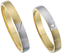 Bicolor Trouwringen Bicolor Trouwringen