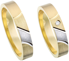 Bicolor Trouwringen Bicolor Trouwringen