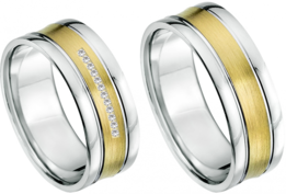 Bicolor Trouwringen Bicolor Trouwringen