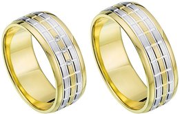 Bicolor Trouwringen Bicolor Trouwringen