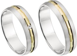 Bicolor Trouwringen Bicolor Trouwringen