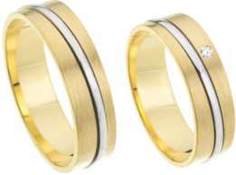 Bicolor Trouwringen Bicolor Trouwringen