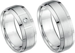 Witgouden trouwringen