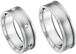 Witgouden trouwringen