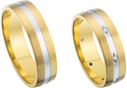 Bicolor Trouwringen Bicolor Trouwringen