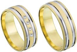 Bicolor Trouwringen Bicolor Trouwringen