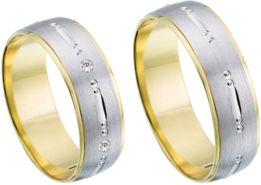 Bicolor Trouwringen Bicolor Trouwringen