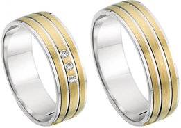 Bicolor Trouwringen Bicolor Trouwringen