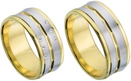 Bicolor Trouwringen Bicolor Trouwringen