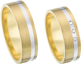 Bicolor Trouwringen Bicolor Trouwringen