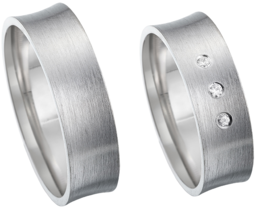 Bijzondere witgouden trouwringen Bijzondere witgouden trouwringen