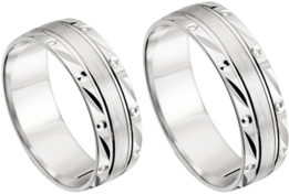 Modieuze witgouden ringen