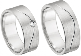 Witgouden trouwringen