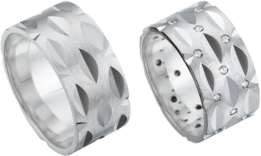 Witgouden trouwringen