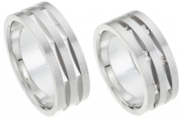 Witgouden trouwringen