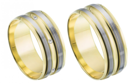 Bicolor Trouwringen Bicolor Trouwringen