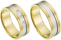 Bicolor Trouwringen Bicolor Trouwringen
