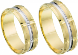 Bicolor Trouwringen Bicolor Trouwringen