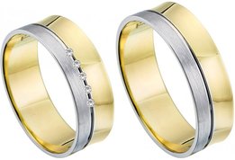 Bicolor Trouwringen