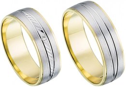 Bicolor Trouwringen Bicolor Trouwringen