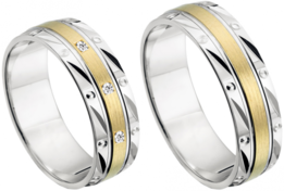 Bicolor Trouwringen Bicolor Trouwringen