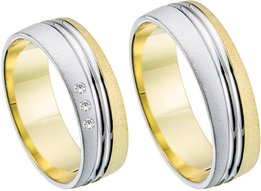 Bicolor Trouwringen