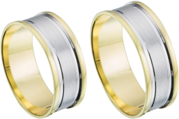 Bicolor Trouwringen Bicolor Trouwringen