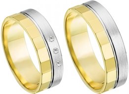 Bicolor Trouwringen Bicolor Trouwringen