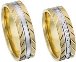 Bicolor Trouwringen Bicolor Trouwringen