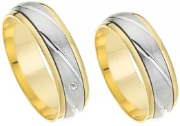 Bicolor Trouwringen Bicolor Trouwringen