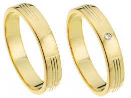 Geelgouden trouwringen