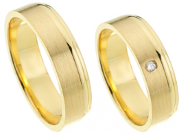 Geelgouden trouwringen