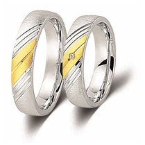 Trouwringen  goud en zilver