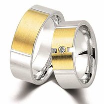 Trouwringen  goud en zilver