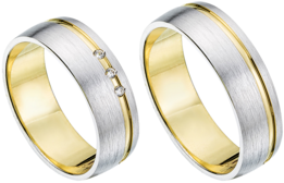 Bicolor Trouwringen Bicolor Trouwringen