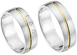 Bicolor Trouwringen
