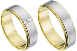 Bicolor Trouwringen Bicolor Trouwringen