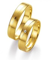 Geelgouden trouwringen Geelgouden trouwringen
