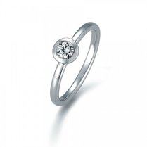 Witgouden Verlovingsring