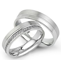 Witgouden Trouwringen Briljant | Trouwring van de Maand