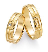 Bijzondere trouwringen geelgoud