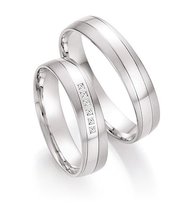Trouwringen witgoud 8/14/18 kt. 