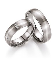 Goud met Titanium Trouwringen