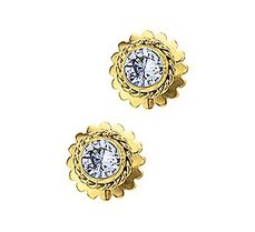 Oorknoppen synthetisch aquamarijn