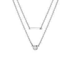 Zilver gerhodineerd dube zirkonia