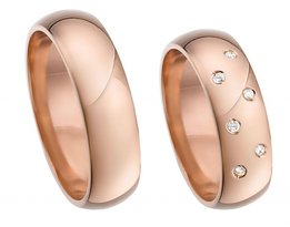 Exclusieve rosegouden Trouwringen Exclusieve rosegouden Trouwringen